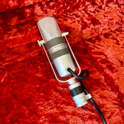 Aiwa VM-15 Ribbon microphone c 1958 - Chrome original vintage MIJ Japan velocity mic image 2