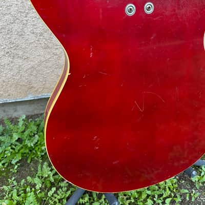 Mosrite Combo Bass 60s - Red image 24