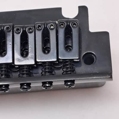 Unbranded 6-String Electric Guitar Tremolo Bridge w/ Hardware - Black Finish image 8