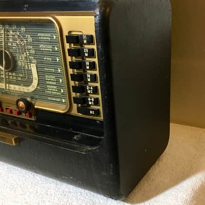 Vintage Zenith Trans Oceanic H-500 Wave Magnet Shortwave Radio Works Good Condition image 16