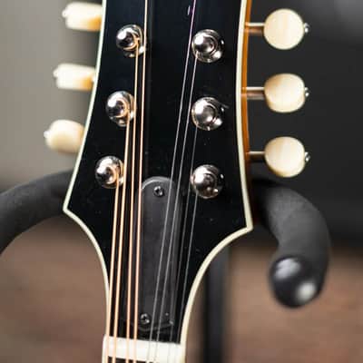 Eastman MD605-GB A-Style Acoustic/Electric Mandolin - Gold Burst with Hardshell Case image 4