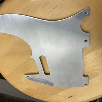 Telecaster Pickguard Silver Aluminum 5 Hole image 3