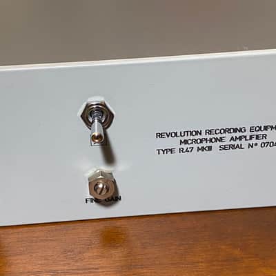 Revolution Recording Redd 47 John Hinson Rare tube preamp EMI Abbey Road replica image 3
