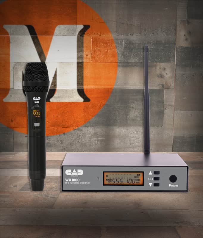 CAD WX100HH UHF Wireless Handheld Microphone System (WX1000HH-U) image 1