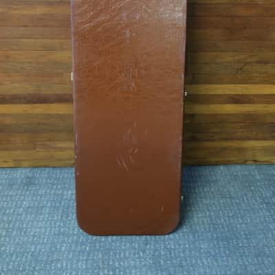 Vintage 1980s Hondo Longhorn Guitar Copper Case Very Clean Grey Fuzzy Case image 6