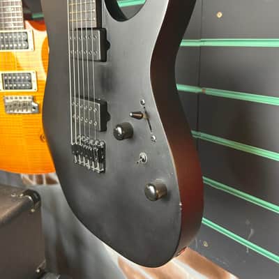 Ibanez RGRTB621 Iron Label Black Flat 2022 Electric Guitar image 7