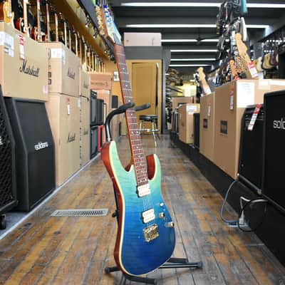 Ibanez High Performance RG421HPFM Electric Guitar 2020 Blue Reef Gradation w/Padded Gig Bag image 5