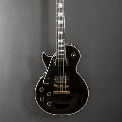 Gibson Custom Shop Les Paul Custom w/Ebony Fingerboard Gloss Left Hand - Ebony image 3