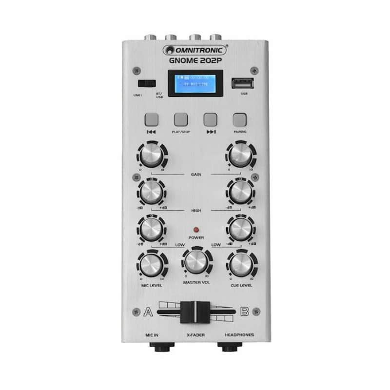 Omnitronic Omnitronic Gnome 202P Mini DJ Mixer With Bluetooth …