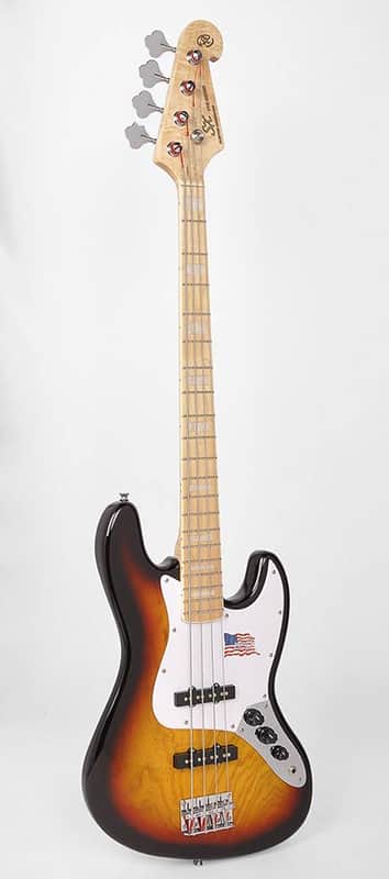 SX SJB75/3TS 75 vintage J-style electric bass guitar image 1