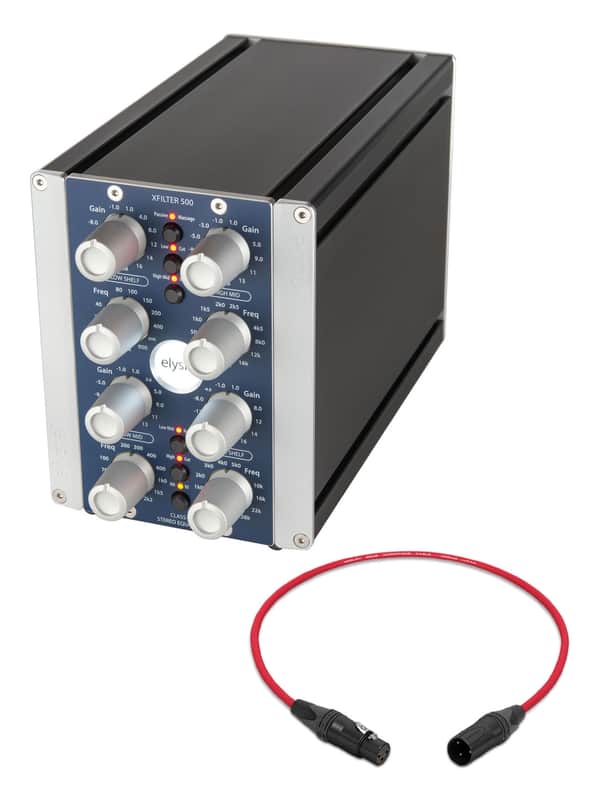 Elysia Xfilter | Qube Series 4-Band Analog Stereo Desktop Equalizer image 1