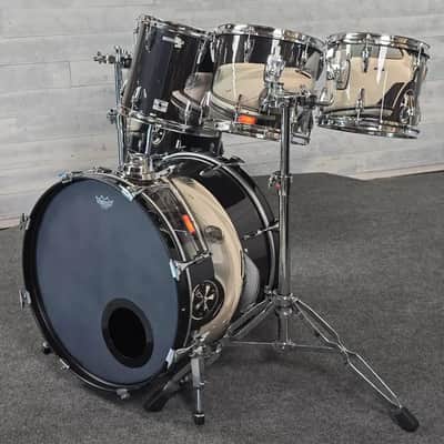 Used Remo Mastertouch 7pc Drum Set Custom Porsche Wrap - Very Good image 2