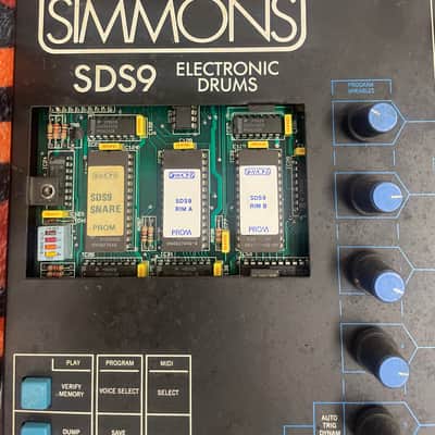 Simmons SDS9 5-Channel Drum Synthesizer 1983 - Black image 2