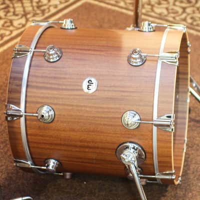 DW Collector's Maple Mahogany Natural Hard Satin Drum Set - 18,12,14 - SO#1431307 image 2