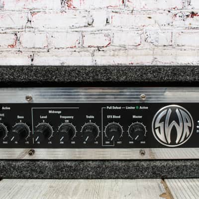 SWR - 350X 450W Solid-State Bass Head w/Grundorf Road Case - USED image 2