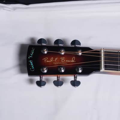 Gold Tone PBS-D Paul Beard Signature Deluxe Square Neck Resonator LEFTY - Two Tone Tobacco - B Stock image 5