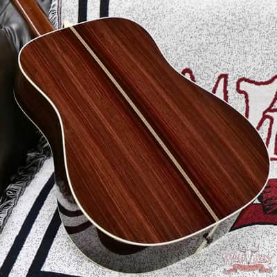 Collings D Serise Dreadnought D2H Sitka Spruce Top East Indian Rosewood Back & Sides 42 Style Snowflake Inlays Natural 4.75 LBS image 11
