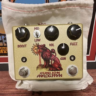 Analogman Sun Lion Fuzz Booster Pedal | Reverb