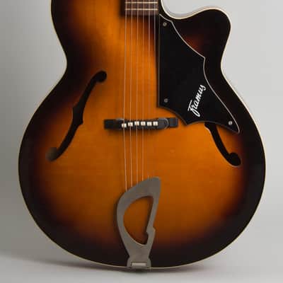 Framus Model 5/59 Sorella Arch Top Acoustic Guitar (1969), ser. #78826, tweed hard shell case. image 3