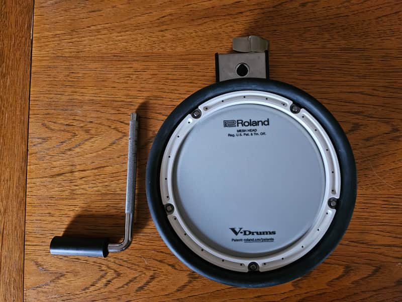 Roland PDX-6 V-Drum 8" Dual-Trigger Mesh Snare Drum Pad 2010s - Black image 1