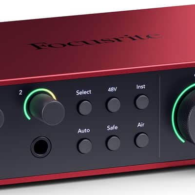 Focusrite SCARLETT-2I2-STU-4G 2-In 2-Out USB Audio Interface Recording Bundle image 4