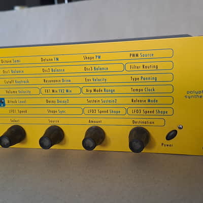 Waldorf Micro Q Rackmount Synthesizer Yellow image 4