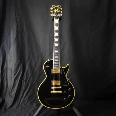 RARE Orville by Gibson LPC-57B Les Paul Custom '57 Reissue – Black Beauty MIJ 1993 Ebony image 3
