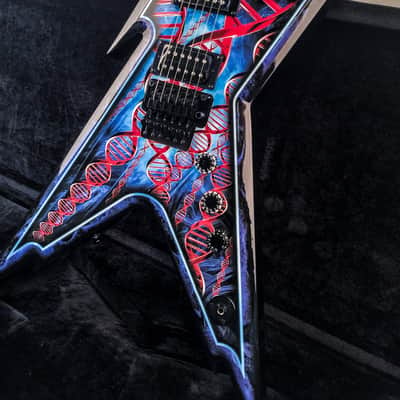Dean Dimebag Darrell Razorback 2016 DNA Splatter Graphic - Artist Proof image 5