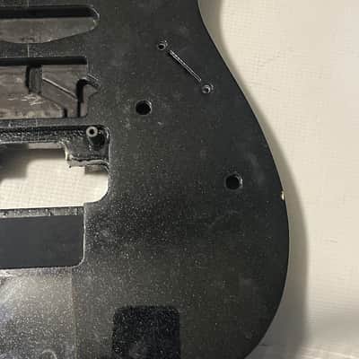 2012 Japan Ibanez RG3570z Prestige Galaxy Black Guitar Body Edge Zero ZPS3 Ready (Severe Damage) image 10