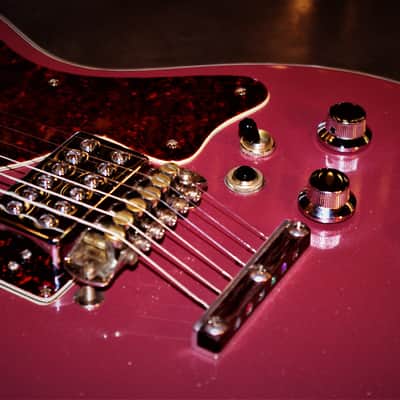 Mosrite Bluesbender 500 1972 Burgundy Mist Metallic. Rejuvenated. Rare. One of a kind. TV Jones pup image 9