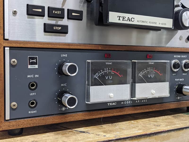 TEAC A-4010S/AR-40S Stereo Reel to Reel Tape Deck | Reverb