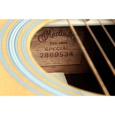 Martin Special 16 Style Rosewood Dreadnought Acoustic-Electric Guitar Regular Natural image 5