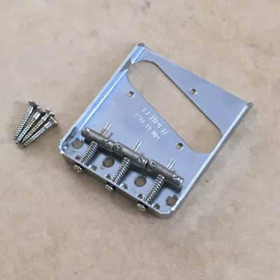 Vintage 50s Reissue Fender Pat. Pend. USA Lightly Aged Tele Ashtray Bridge Relic 3 Threaded Saddles image 13