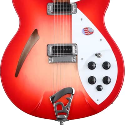 Rickenbacker 330 Semi-Hollow Electric Guitar, Rosewood Fingerboard, Fireglo image 1