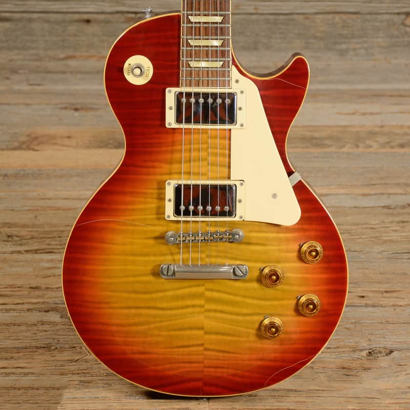Orville LPS-80F Les Paul Standard Photo Flame | Reverb