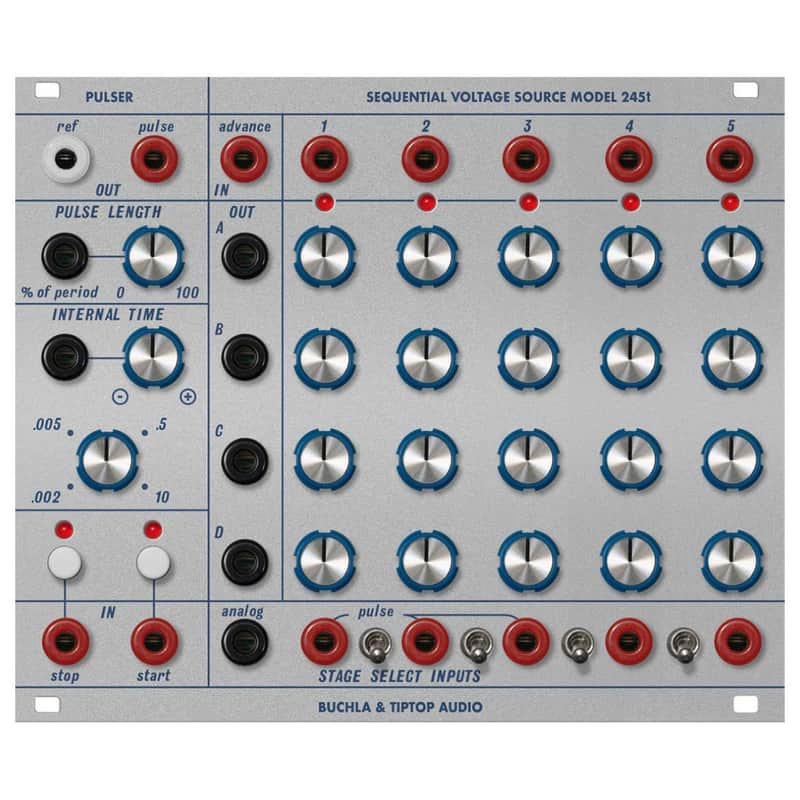 Tiptop Audio Buchla Model 245t Sequential Voltage Source Module (Demo Deal) image 1