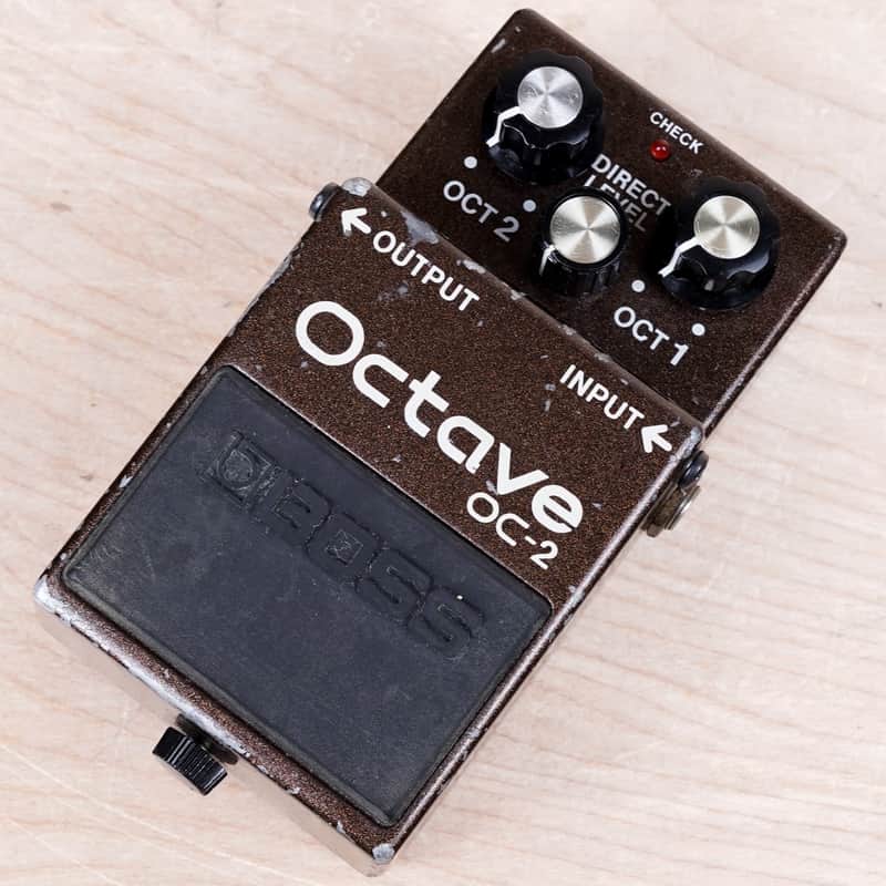 Boss OC-2 Octave (Black Label) 1995 Brown MIT ACA image 1