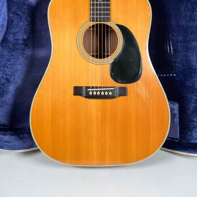 1974 Martin D-28 Acoustic Dreadnought Guitar w/OHSC image 2