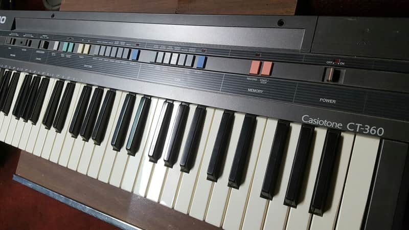 Vintage Casio CT-360 Keyboard, 1980's Pulse Code Modulation, Works Perfectly! image 1