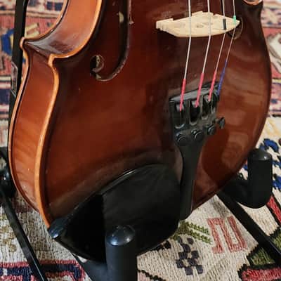 Kiso Suzuki No.101 Stradivarius Copy 3/4 Violin Nagoya Japan 1975 image 12