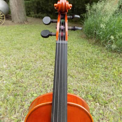 Crow Creek Fiddles Handmade Professional Violin, Red-Brown, With Beautifully Flamed Maple! image 12