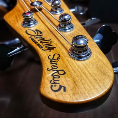 Sterling by Music Man StingRay Ray35 - Flame Maple Teal image 8