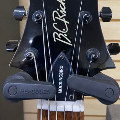 Used 2016 B.C. Rich Mockingbird Acrylic Blue image 6