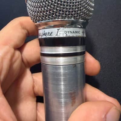 Shure vintage565 Unisphere I Dynamic Microphone - Made in USA (The Woodstock Mic) 1960-1970 - grigio image 4