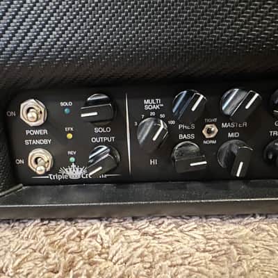 Immagine Mesa Boogie Triple Crown TC-100 Mesa/Boogie Triple Crown TC-100 - 100-watt, 3-channel guitar amplifier head - Black - 3