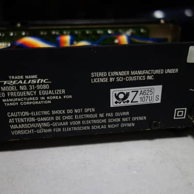 Realistic 10 Band Stereo Frequency Equalizer & Expander 31-9080 - égaliseur image 14