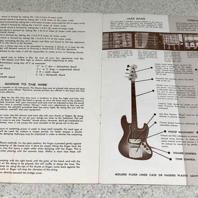 Fender Bass Instruction Manual Early 60s image 4