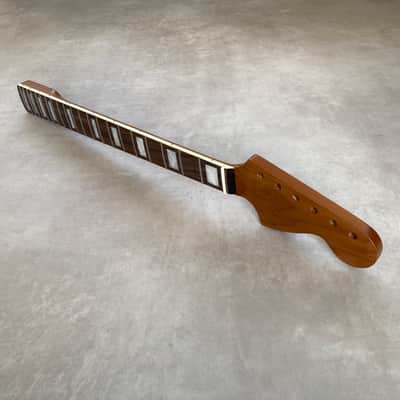 Roasted Maple Custom CBS Stratocaster Neck - Rosewood Fretboard -Nitro Satin - SS Frets - Bone nut image 13
