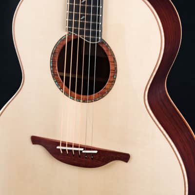 Lowden S-50 Madagascar Rosewood and Adirondack Spruce with Bevel and Leaf Inlays Used (2023) image 8