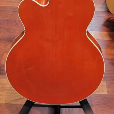 Gretsch G6120 Chet Atkins MIJ Made in Japan Hollow Body Electric with Hardshell case 2012 - Orange image 4